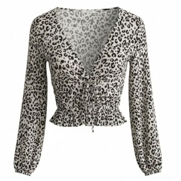 Zara Tops - Zara- Leopard Print Women's Top